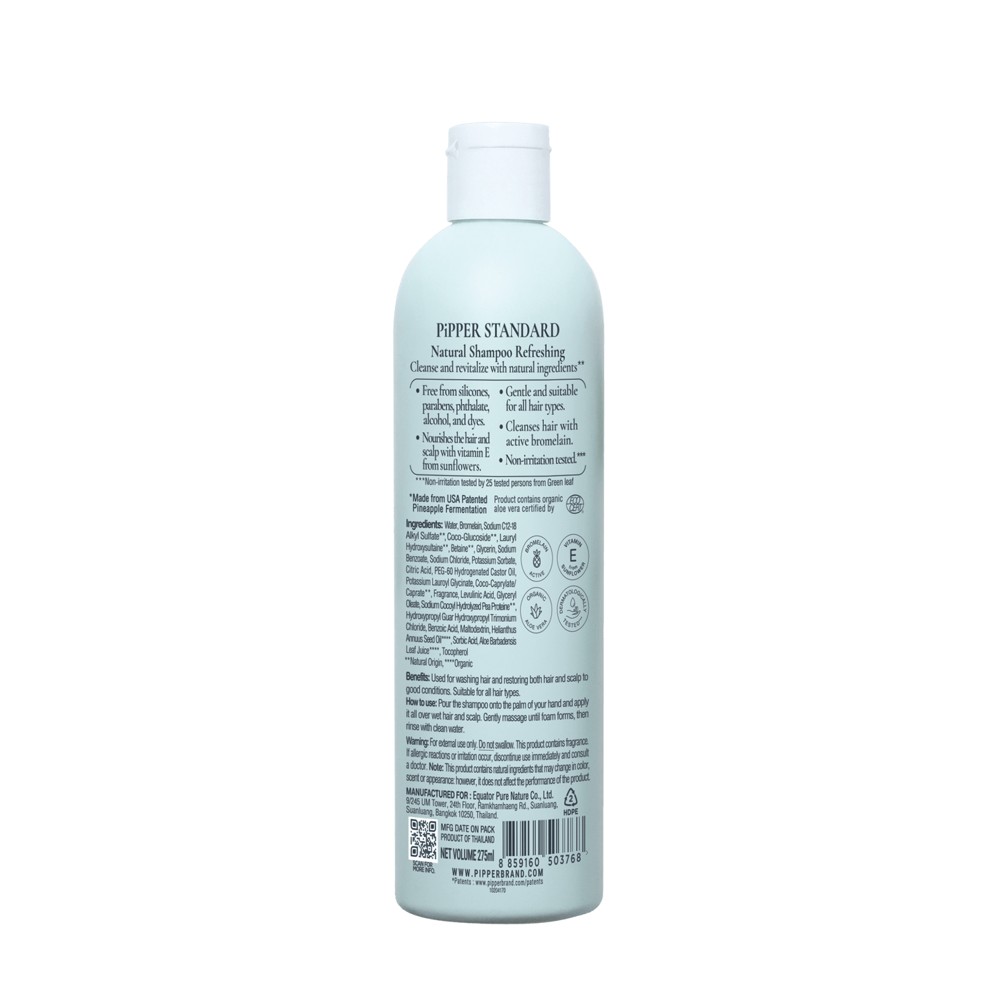 Natural Shampoo With Refreshing Scent - Pipper StandardShampooPipper StandardPipper Standard