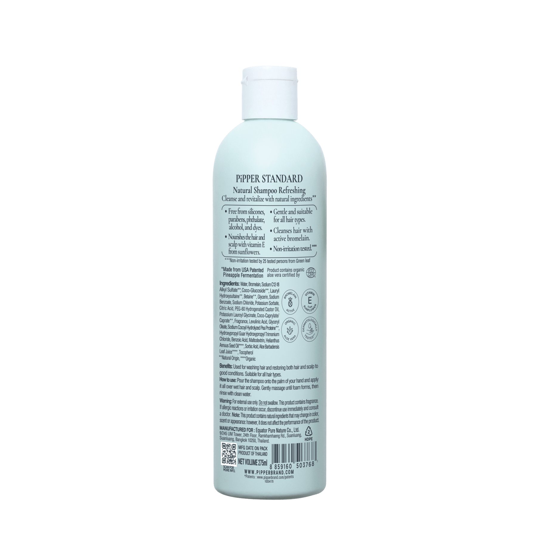 Natural Shampoo With Refreshing Scent - Pipper StandardShampooPipper StandardPipper Standard