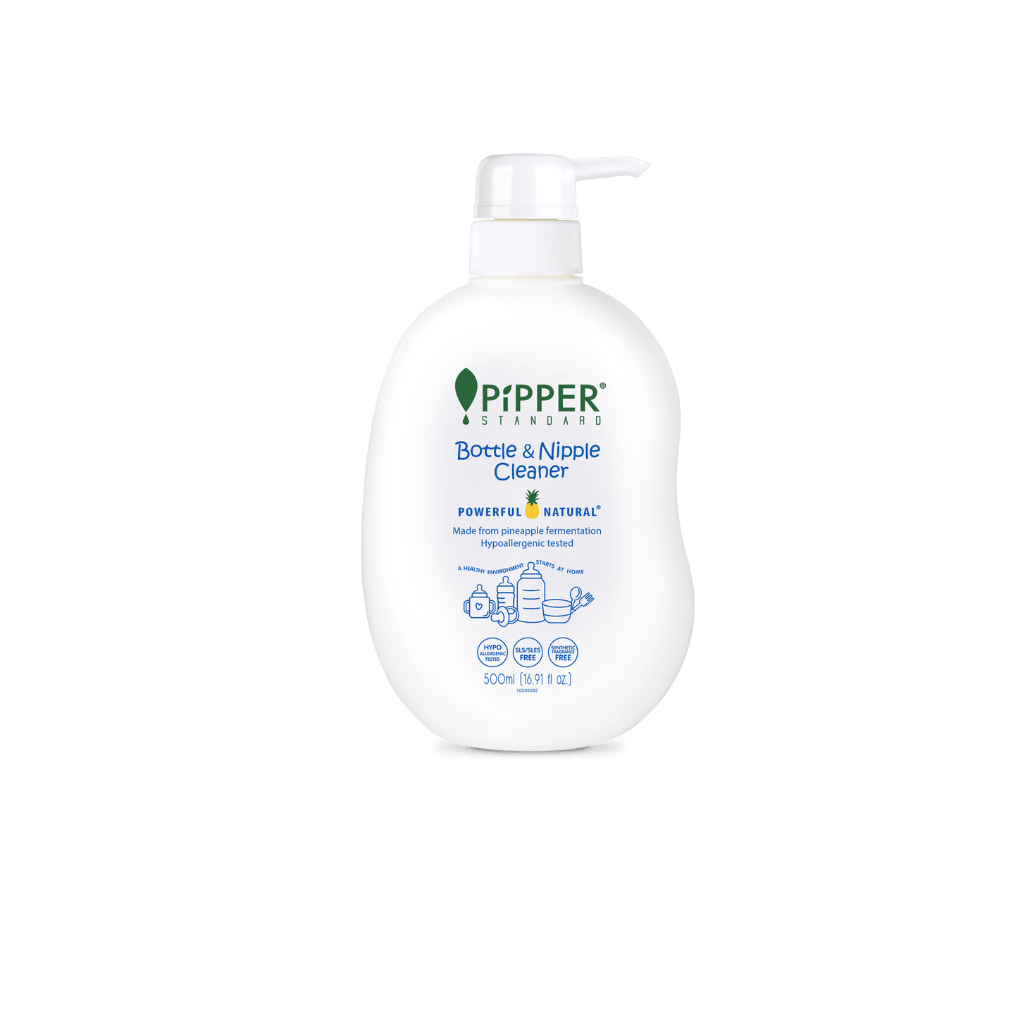 Natural Bottle and Nipple Cleaner | Gentle & Hypoallergenic | Pipper Standard
